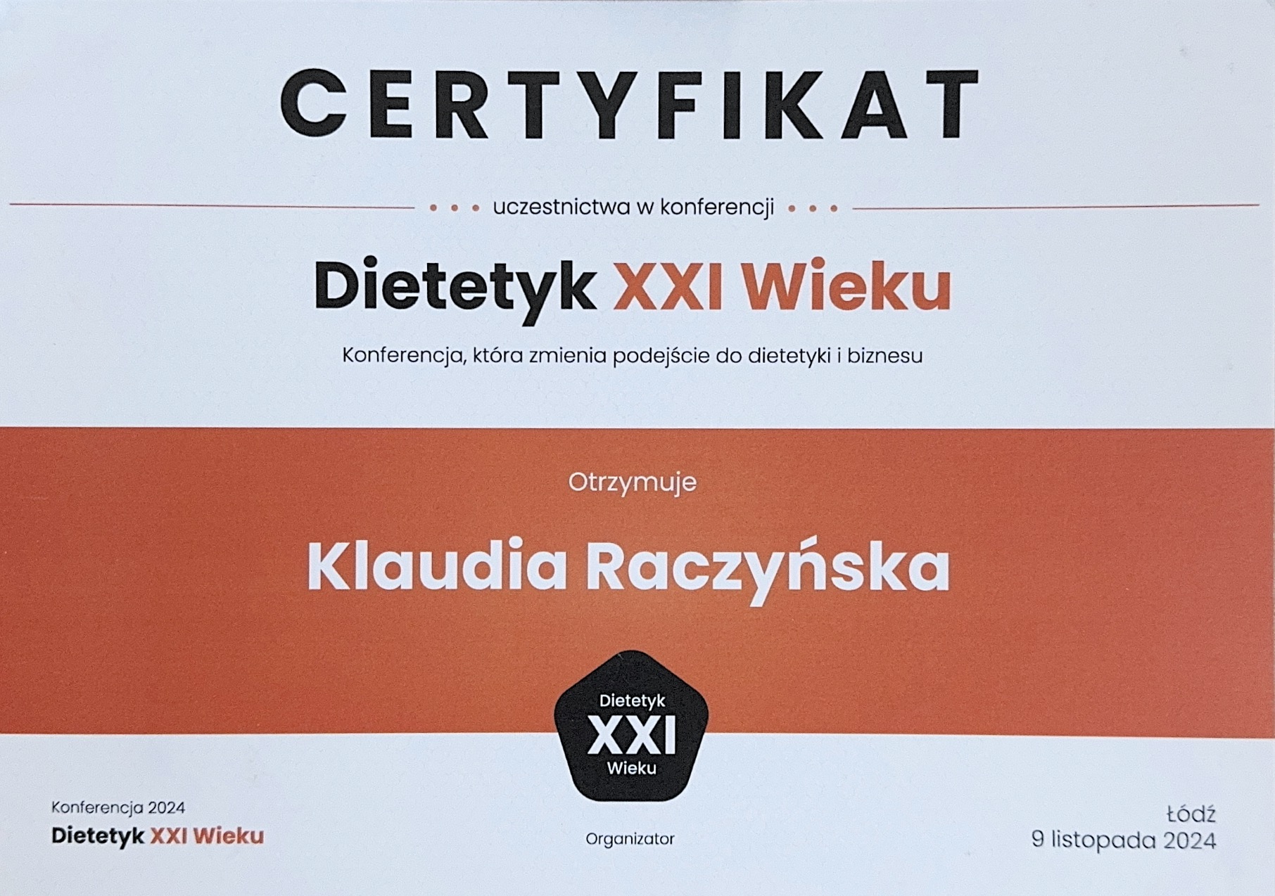 Konferencja Dietetyk XXI Wieku