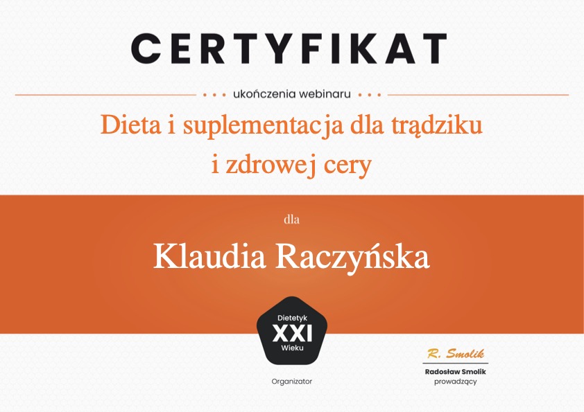 Dieta i suplementacja dla trądziku i zdrowej cery