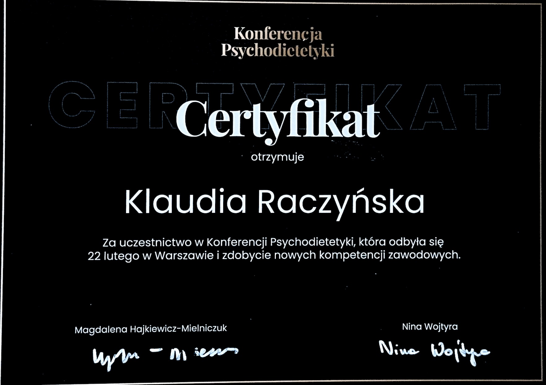 Konferencja Psychodietetyki